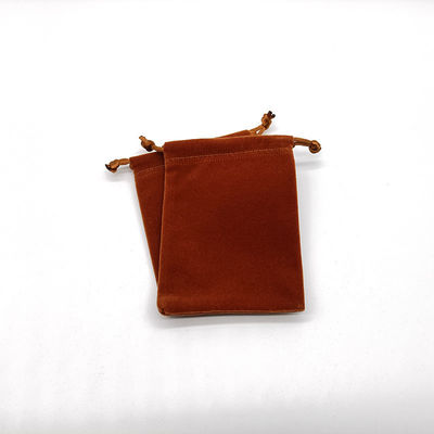 Kleine dobbelstenen oorbel Ketting Geschenk Juwelen Fluwelen Stof Verpakking Tas Draadstreng Suede Tas