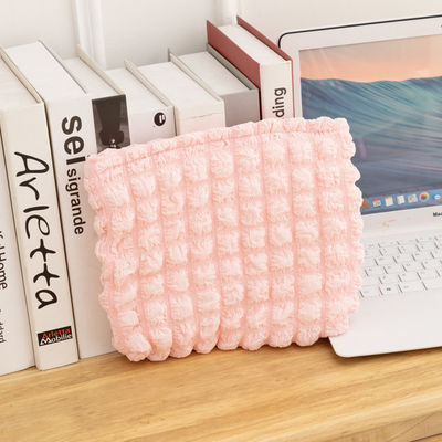OEM/ODM Acceptabel Schattige Puffy Mesh Cosmetische Tas voor Mini Canvas Reis Toiletten Handtassen