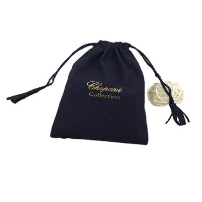 Design Kleine Luxe Stof Fluweel Juwelen Trekknoer Tas Verpakkingszak En Doos Met Logo