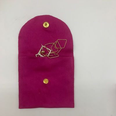 Op maat gemaakte suede milieuvriendelijke sieraden zak sieraden verpakking display type