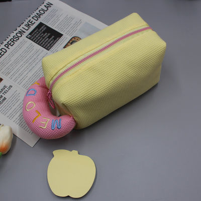 Acceptabele OEM/ODM make-up tas Draagbare cartoon toiletgoed Wafel cosmetische tas voor meisjes