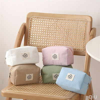 Print Patroon Type Polyester Make-up Bag Multifunctionele Custom Cosmetic Bag met handvat
