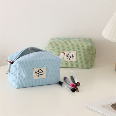 Print Patroon Type Polyester Make-up Bag Multifunctionele Custom Cosmetic Bag met handvat