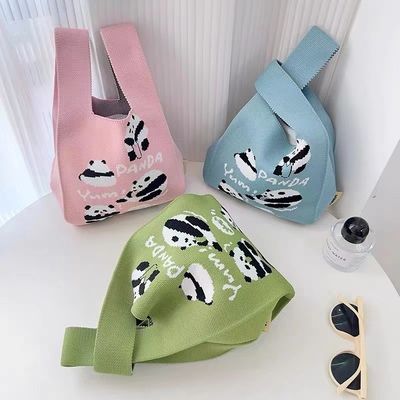 Populaire vrouwen handtas Custom Polyester Woven Bag Mini Tote Winkeltasjes