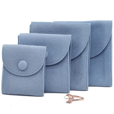 Gepersonaliseerde Armband Verpakking Juwelen Tas Geschenk Envelop Microfiber Tas Gepersonaliseerd Logo