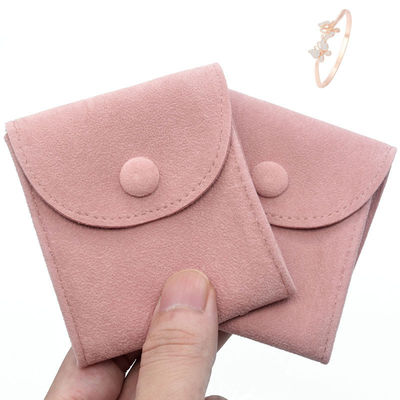 Gepersonaliseerde Armband Verpakking Juwelen Tas Geschenk Envelop Microfiber Tas Gepersonaliseerd Logo