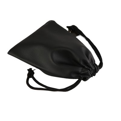 Gepersonaliseerde logo PU leer waterdicht trekstreng zak voor juwelen en cadeautjes verpakking