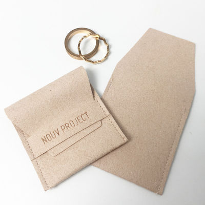 Kleine gevouwen fluwelen sieraden zak De perfecte oplossing voor custom sieraden verpakking