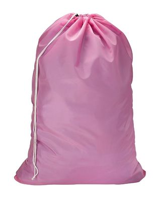 Commerciële heavy duty bulk waszakken vouwwassen trekstreng nylon paarse zak