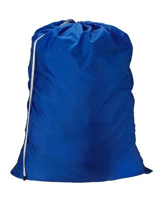 Commerciële heavy duty bulk waszakken vouwwassen trekstreng nylon paarse zak
