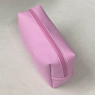 Mix Color Cotton Pu Cosmetic Make-up Bag Blank Dust Wash Bag met aangepaste kleur