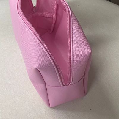 Mix Color Cotton Pu Cosmetic Make-up Bag Blank Dust Wash Bag met aangepaste kleur