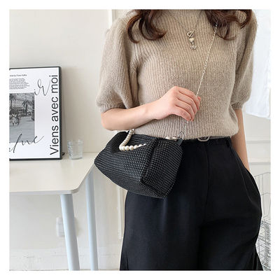 Kleine Bling Diamond Crossbody Handtas met Leopard Patroon en nieuwste mode stijl