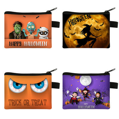2024 Halloween Cartoon Handtas Kinder Draagbare Kleine Portemonnee Met Print Design