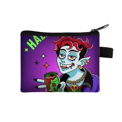 2024 Halloween Cartoon Handtas Kinder Draagbare Kleine Portemonnee Met Print Design