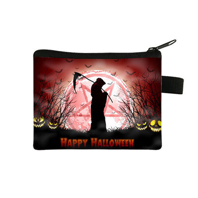 2024 Halloween Cartoon Handtas Kinder Draagbare Kleine Portemonnee Met Print Design