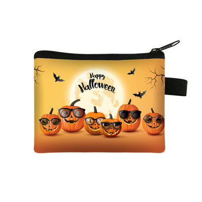 2024 Halloween Cartoon Handtas Kinder Draagbare Kleine Portemonnee Met Print Design