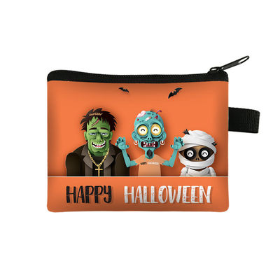 2024 Halloween Cartoon Handtas Kinder Draagbare Kleine Portemonnee Met Print Design