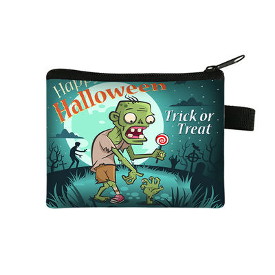 2024 Halloween Cartoon Handtas Kinder Draagbare Kleine Portemonnee Met Print Design