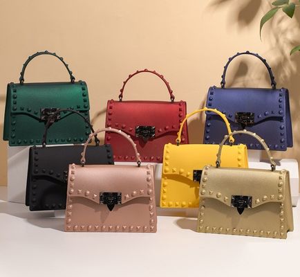 2022 Luxe Jelly Bag Nieuwste modieuze PVC schouder handtas met rits sluiting