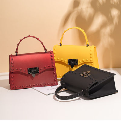 2022 Luxe Jelly Bag Nieuwste modieuze PVC schouder handtas met rits sluiting