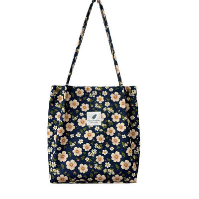 Open sluiting Corduroy Tote Bag Perfect voor vrouwen kantoor school winkelen en reizen behoeften