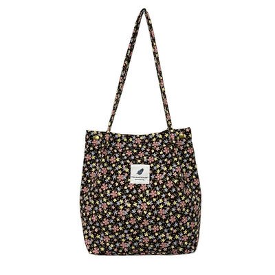 Open sluiting Corduroy Tote Bag Perfect voor vrouwen kantoor school winkelen en reizen behoeften