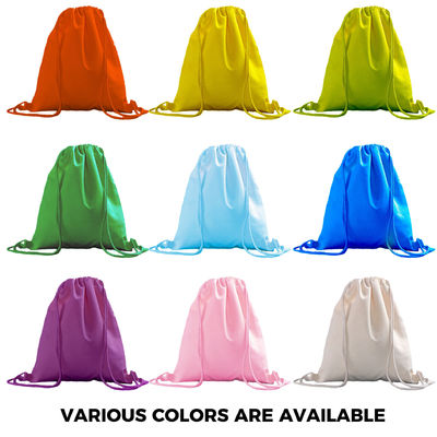 Schooltas Trolley Cotton Drawstring Ruimtezak met Custom Logo Printing en Branding