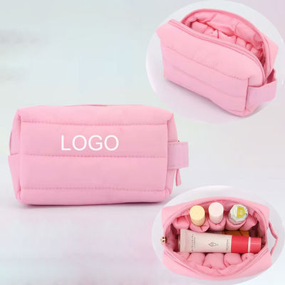 Waterdichte zak Nylon reis make-up organisator zak met rits sluiting en logo ontwerp