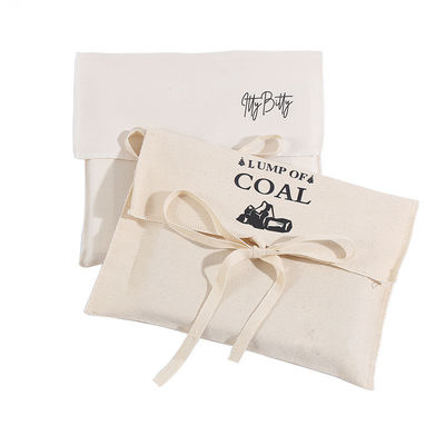 Eco-vriendelijk Custom Logo Printed Cotton Envelope Bag voor Organic Envelope Dust Bag