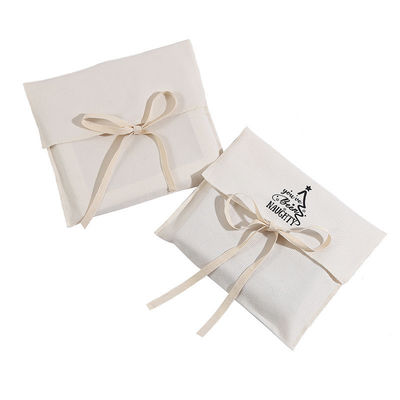 Eco-vriendelijk Custom Logo Printed Cotton Envelope Bag voor Organic Envelope Dust Bag