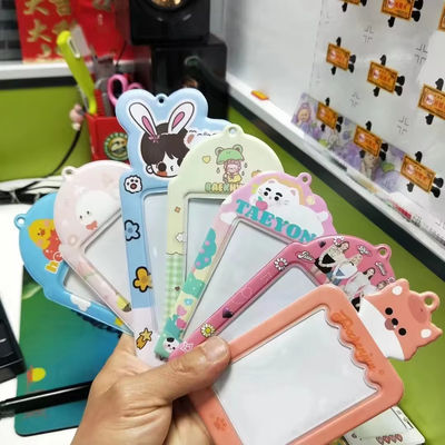 Custom Design Cute Korea Fashion Pc Holder Pvc Card Cover Photo Case OEM/ODM Geaccepteerd