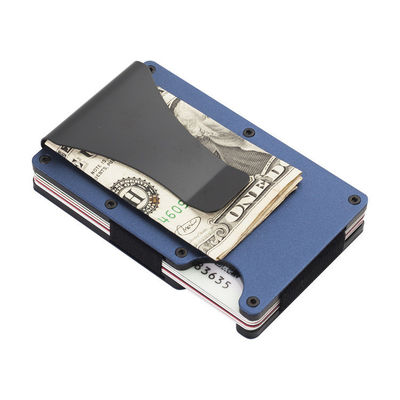 Herbruikbare RFID-blokkerende aluminiumkaarthouder/Smart Metal Slim Men Wallet/Minimalist Aluminium Wallet