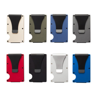 Herbruikbare RFID-blokkerende aluminiumkaarthouder/Smart Metal Slim Men Wallet/Minimalist Aluminium Wallet