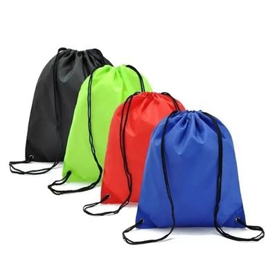 String Closure Nylon Polyester Geometrisch Patroon String Drawing Backpack voor fitness en reizen