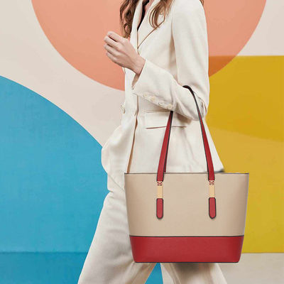 Modebrievenprint Cotton Tote Bag voor vrouwen Grote capaciteit Drie stuk handtasset