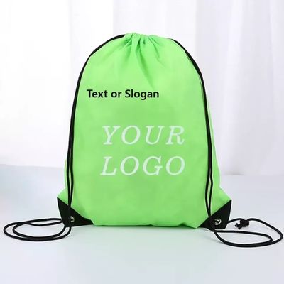 String Closure Nylon Polyester Geometrisch Patroon String Drawing Backpack voor fitness en reizen