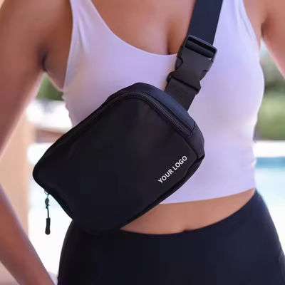 Buiten sport training hardlopen borst hond achterzak voor vrouwen Custom nylon kruis lichaam