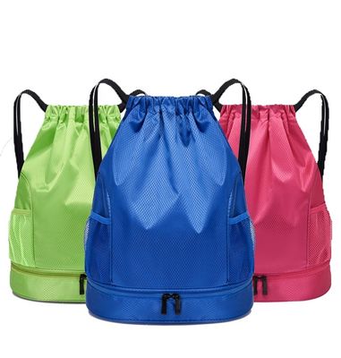 Acceptabele OEM/ODM waterdichte trekstreng rugzak voor vrouwen mannen sport strand gymtas