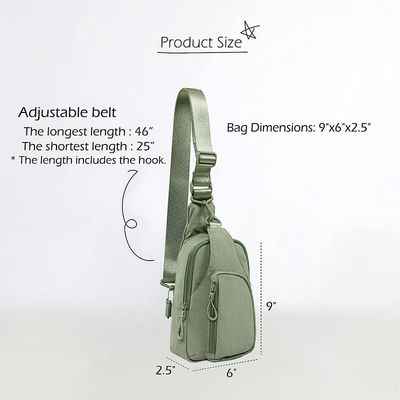 Kleine Mini Reis Sport Waterdicht Nylon Schouder Crossbody Sling Bag Voor Mannen Kussen