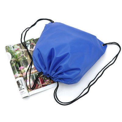Medium Size Custom Printing Logo 210D Basketball Drawstring Nylon Bag voor sportschoenen