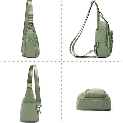 Kleine Mini Reis Sport Waterdicht Nylon Schouder Crossbody Sling Bag Voor Mannen Kussen