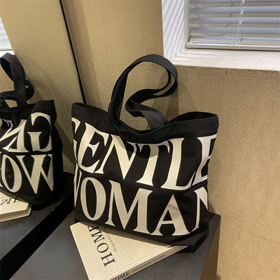 Custom logo natuurlijke doek katoenen tas perfect voor reizen en uitstapjes