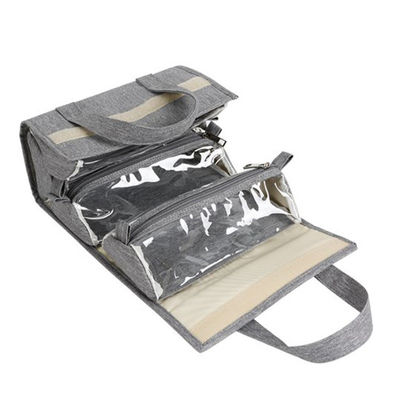 Zipper sluiting hangend roll-up make-up tas reis toilettoestellen kit organisator voor vrouwen