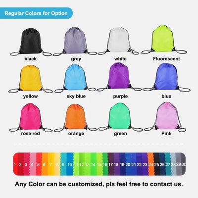 Schooltas Trolley Custom Logo Nylon Draw String Rugzak met waterdicht materiaal