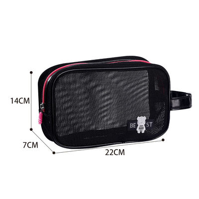 Polyester mesh strandtas voor zakenreizen en vakanties Het perfecte reisaccessoire