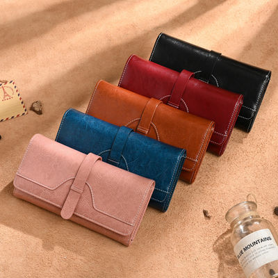 Lange portemonnee Draagbare Pu Lederen Mannen Smart Power Bank Portemonnee Portemonnee Handtas voor Vrouwen