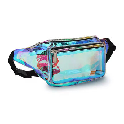 Unisex holografisch Fanny Pack met verstelbare riem voor Rave Festival Travel Party