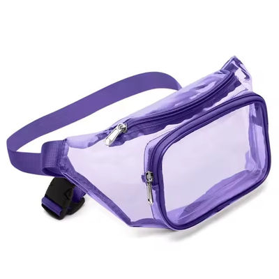 Custom Outdoor Waterproof PVC Clear Fanny Pack OEM/ODM Perfect voor mannen en vrouwen onderweg
