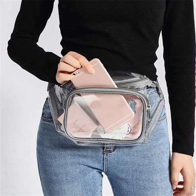 Custom Outdoor Waterproof PVC Clear Fanny Pack OEM/ODM Perfect voor mannen en vrouwen onderweg